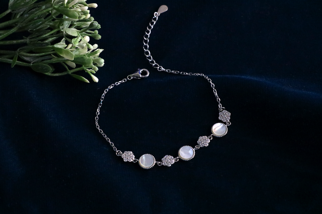 Moonlit Petal Bracelet