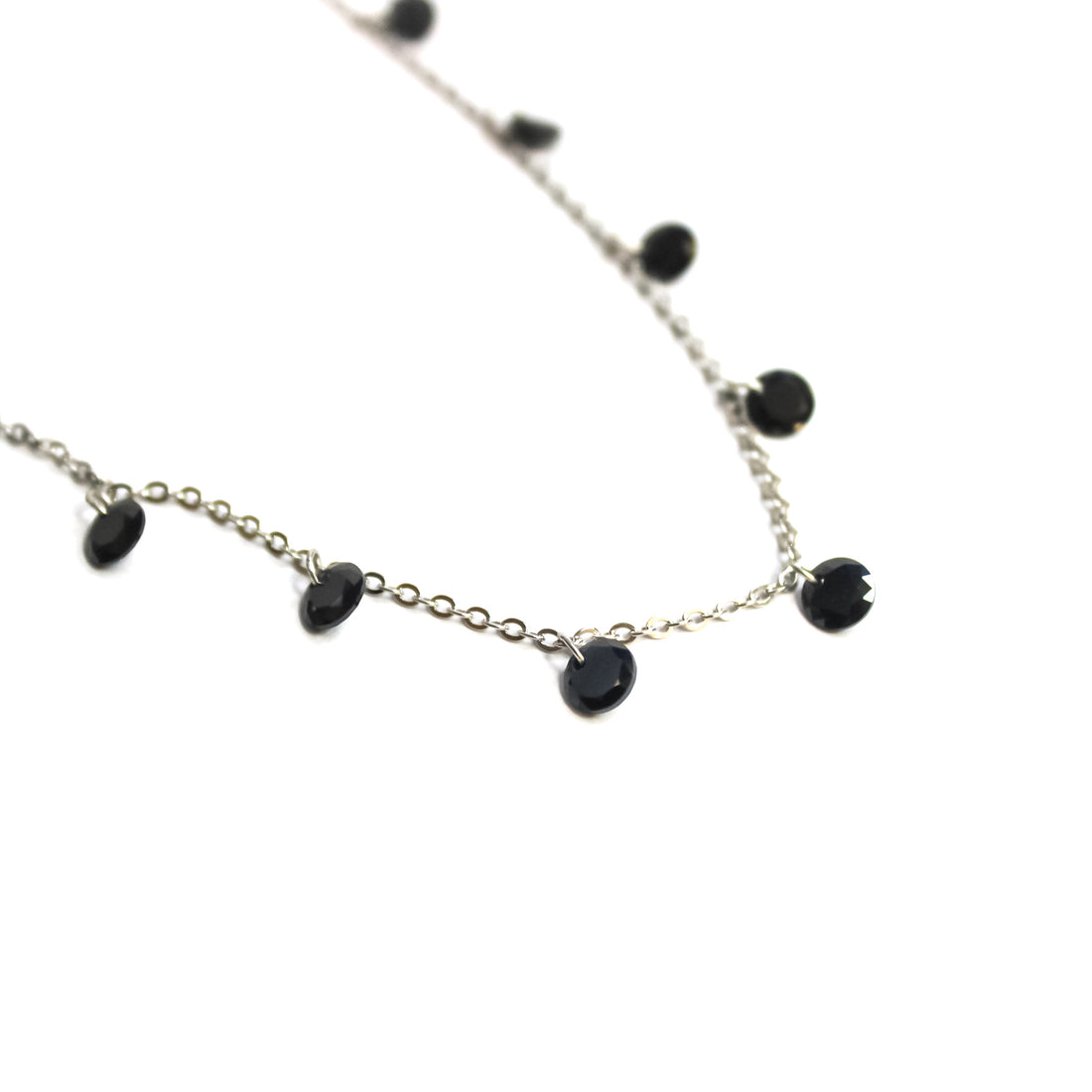 Black Raindrop Chain