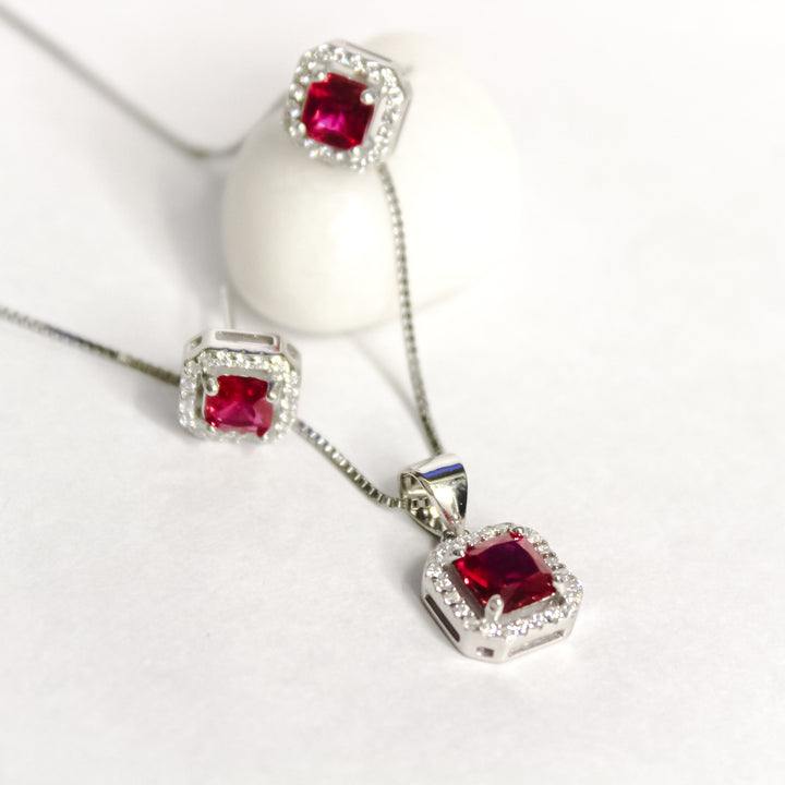 Ruby Crown Set