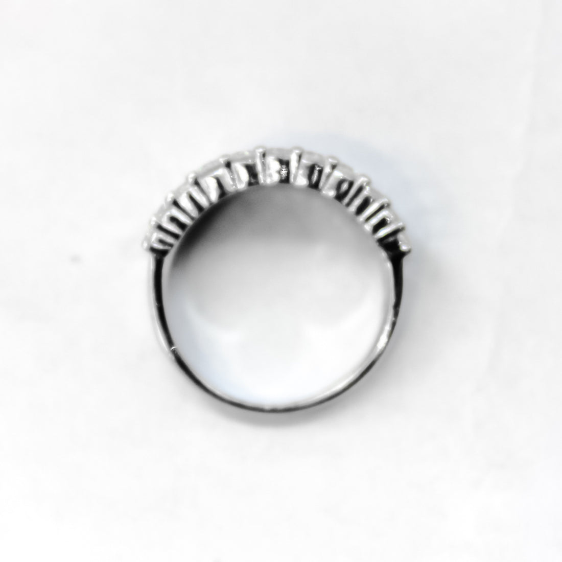 Frosted Lattice Ring