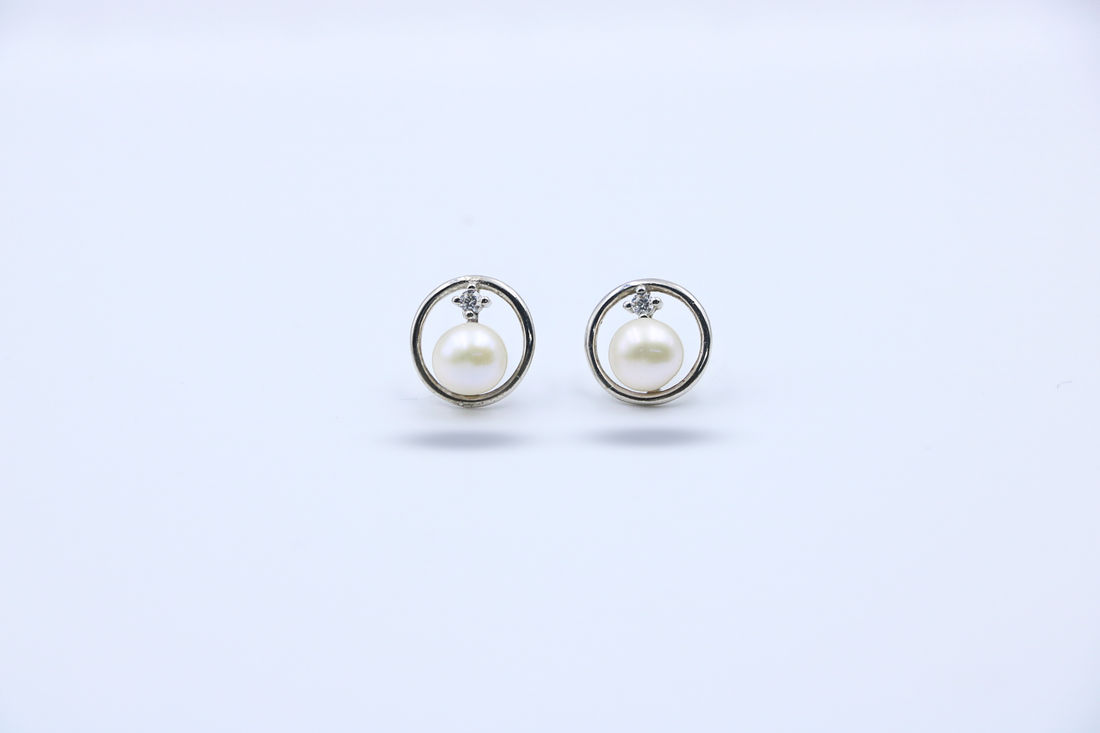 Celeste Pearl Studs