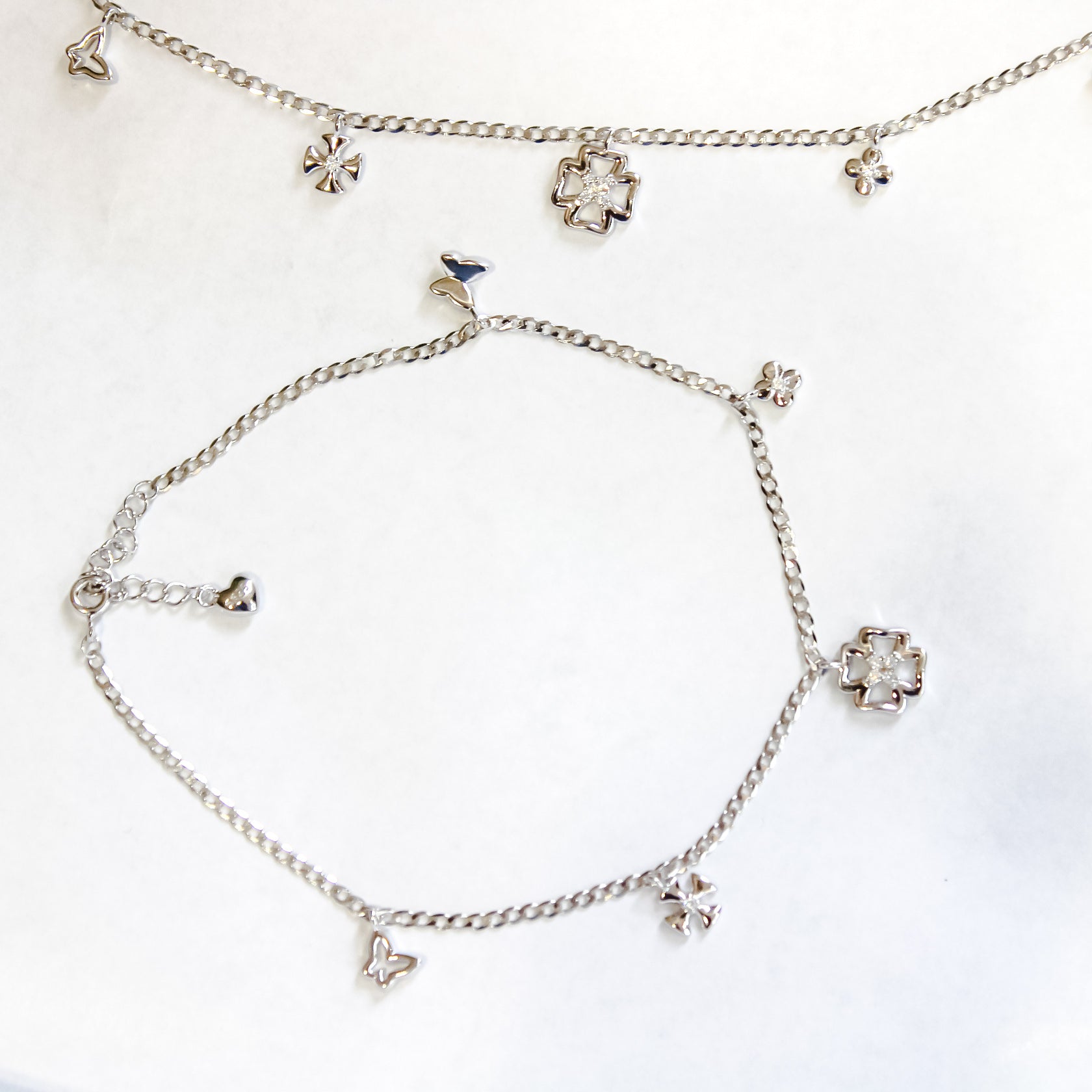 Flora Charm Anklet