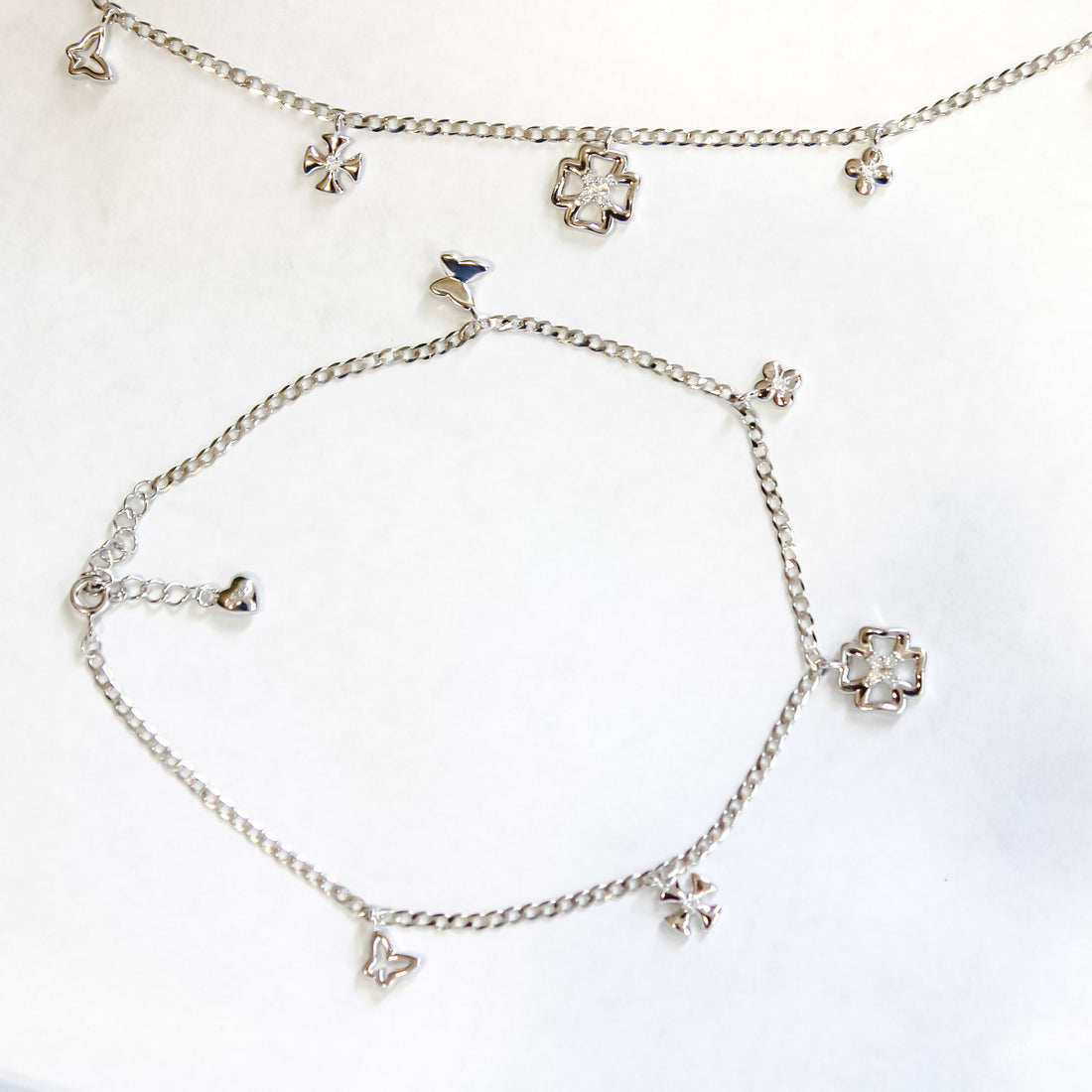 Flora Charm Anklet