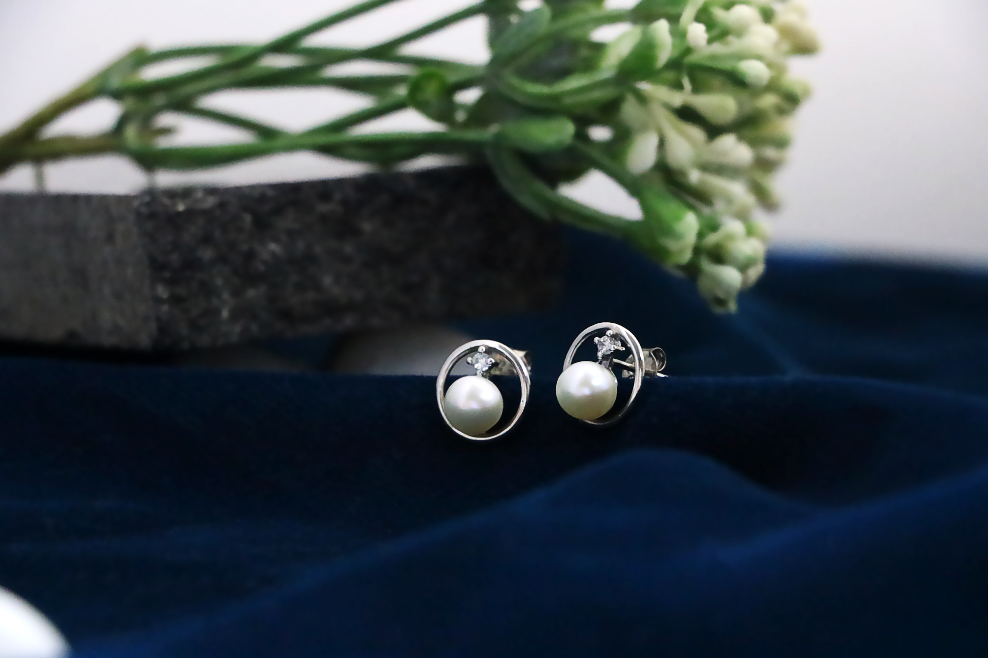 Celeste Pearl Studs