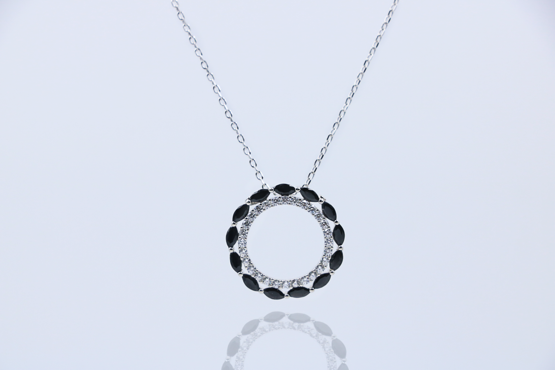 Noir Orbit Pendant