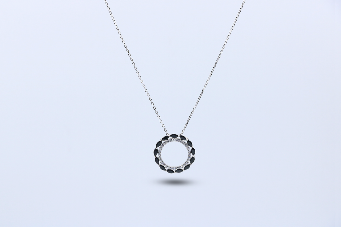 Noir Orbit Pendant