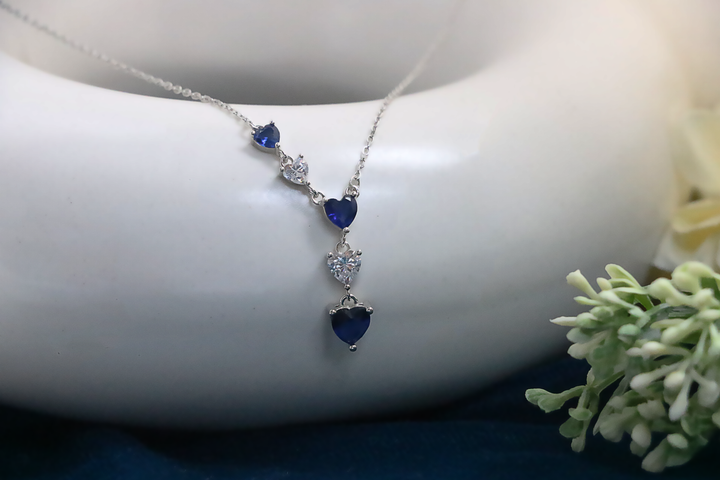 Midnight Hearts Cascade Chain