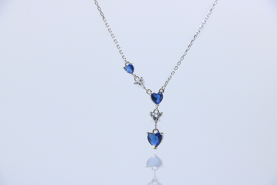 Midnight Hearts Cascade Chain