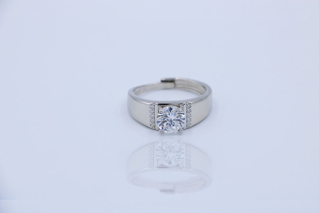 Regal Orbit Silver Ring