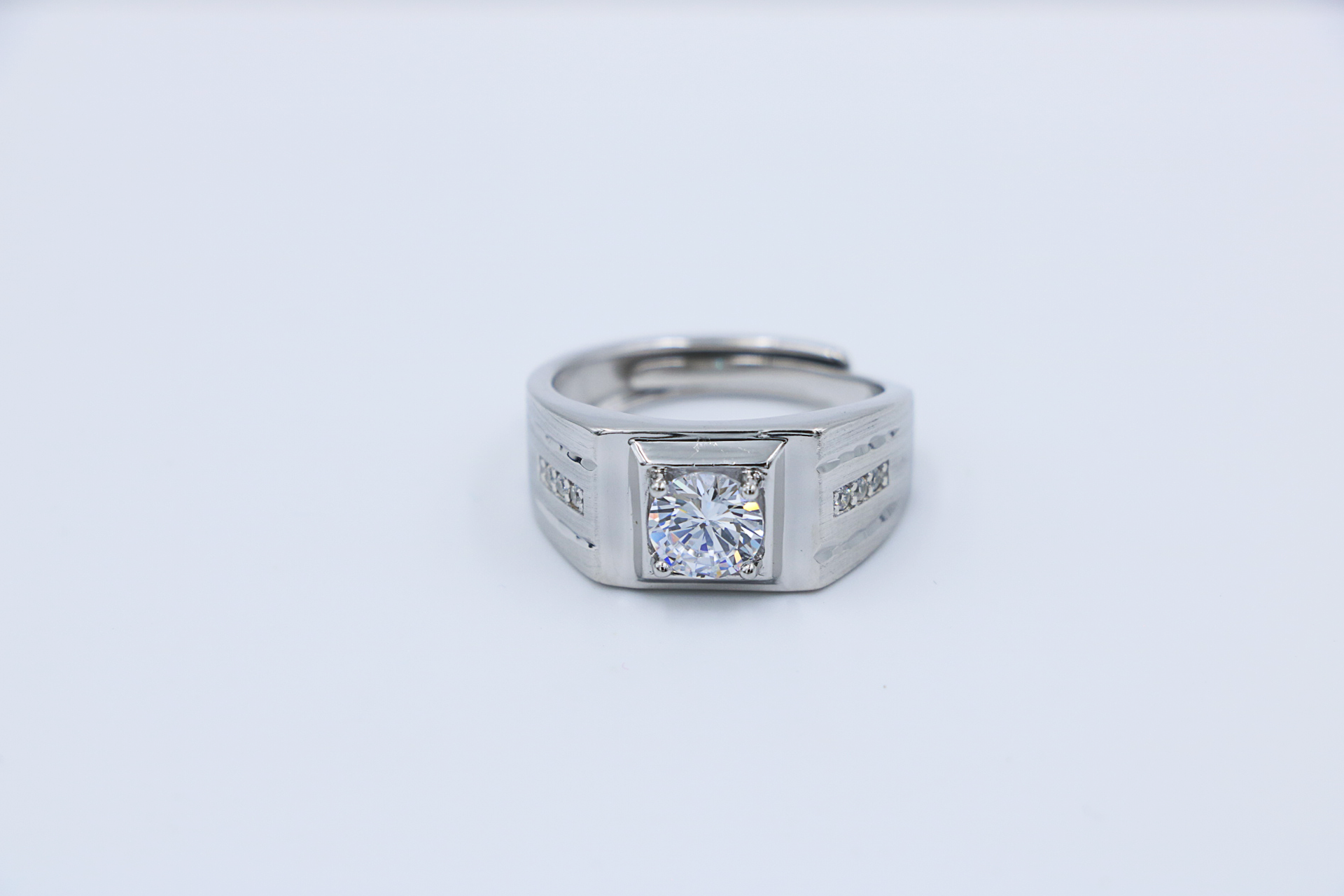 Forge Crest Silver Ring