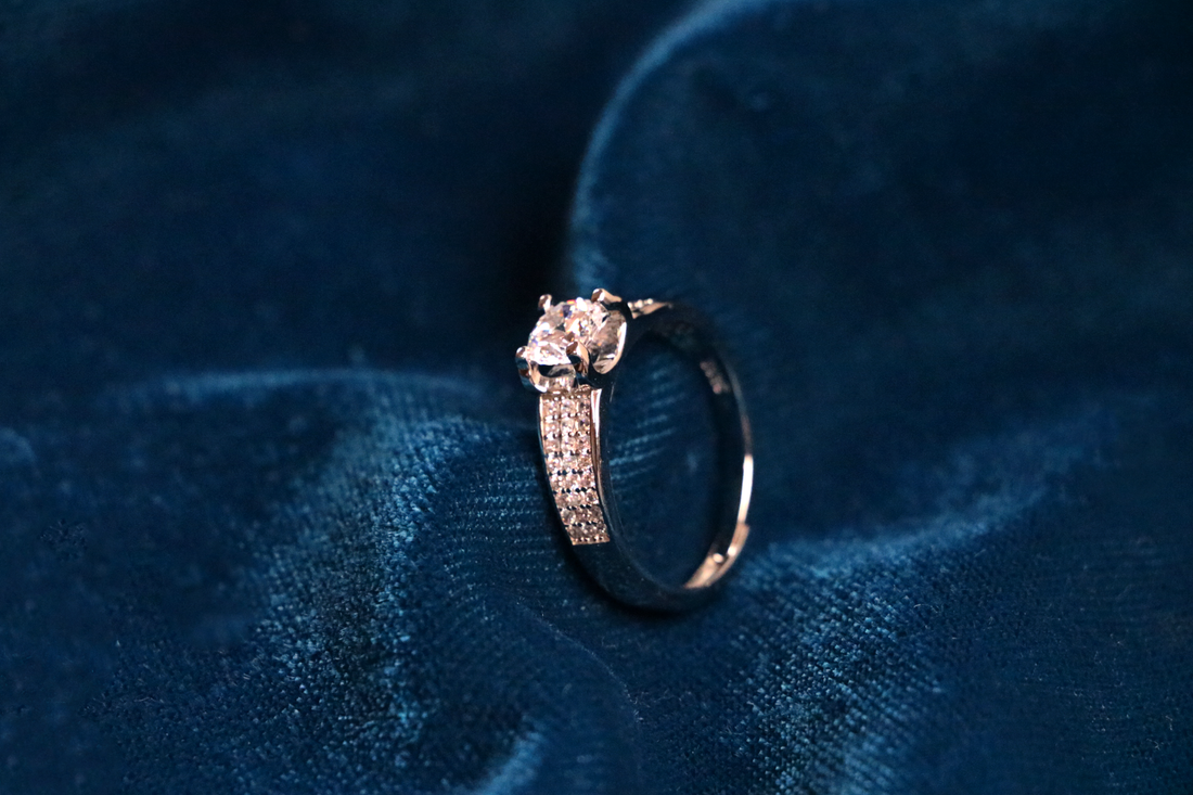 Luster Cascade Silver Ring