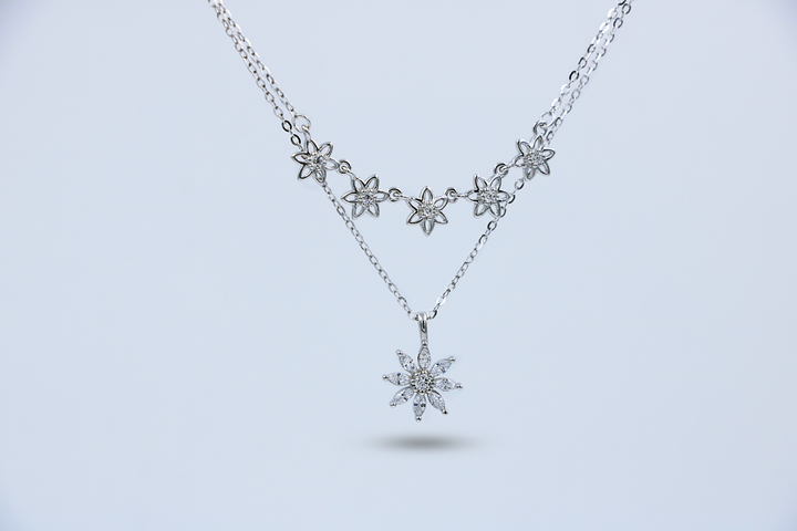 Astra Bloom Silver Chain