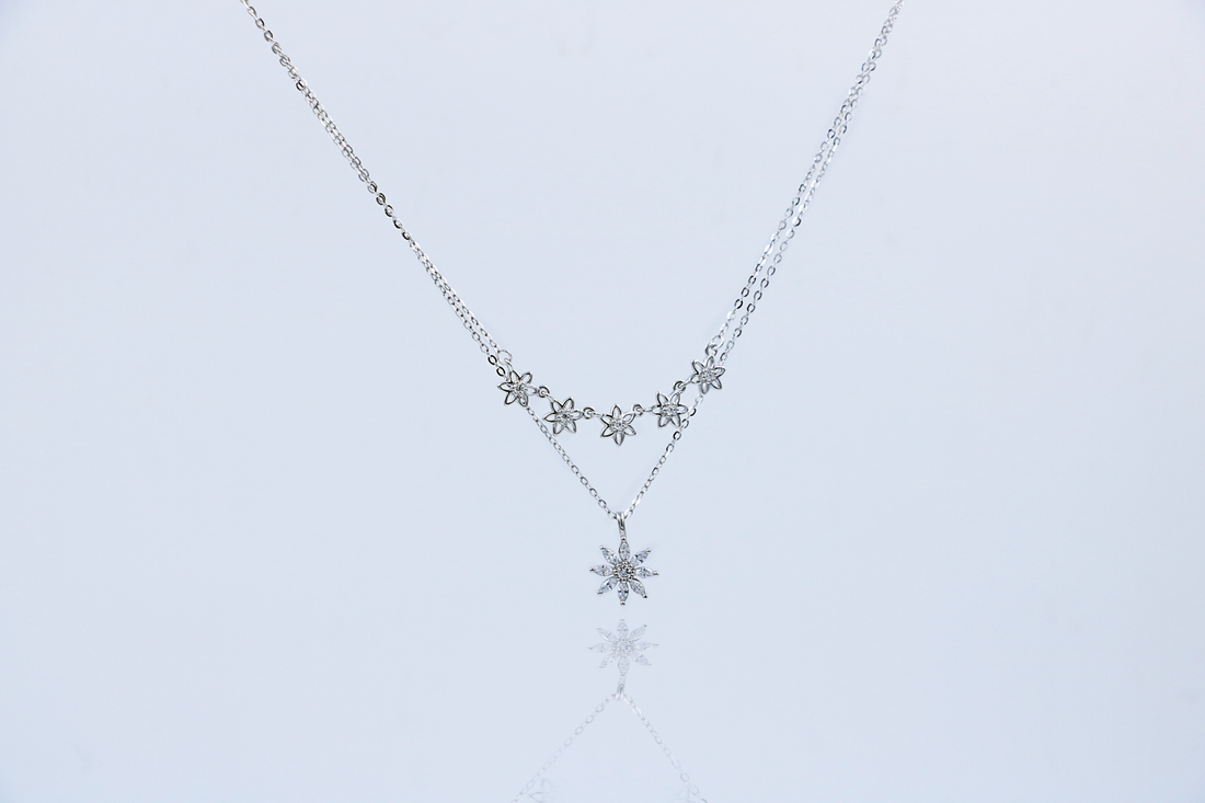 Astra Bloom Silver Chain