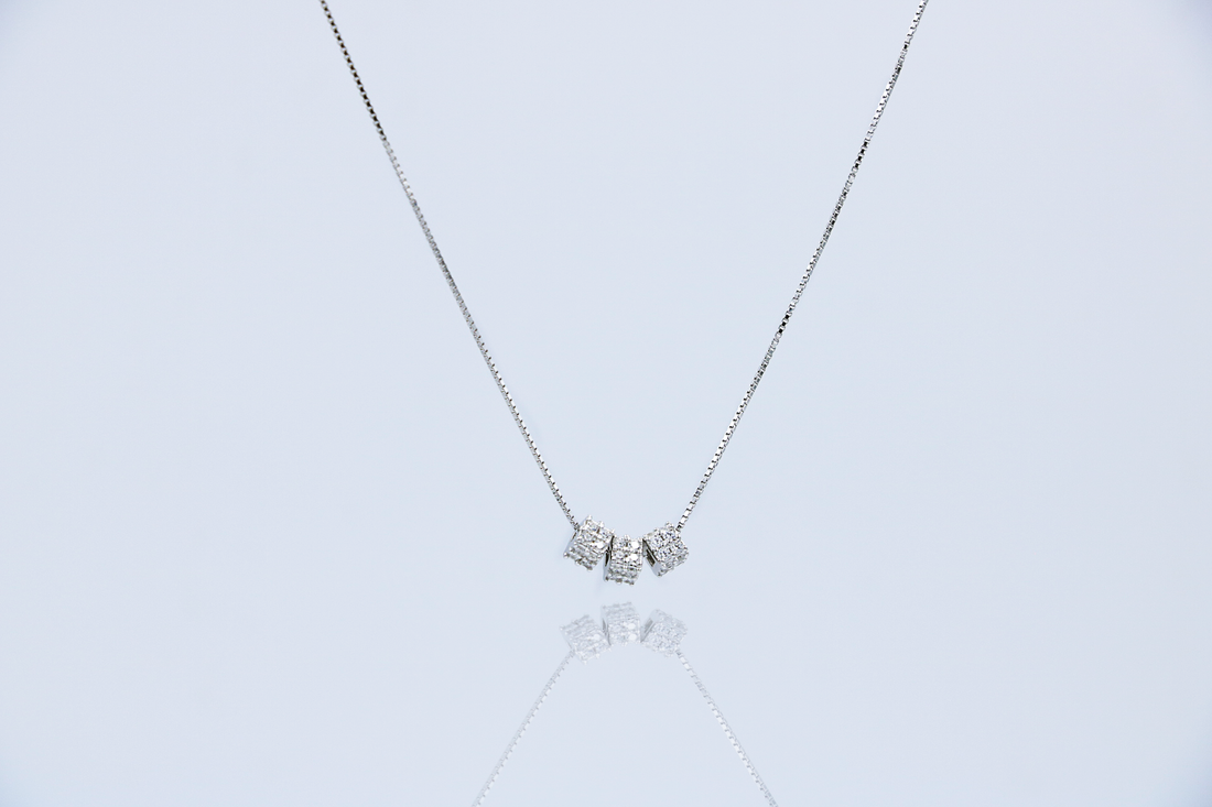 Trinity Gleam Silver Chain