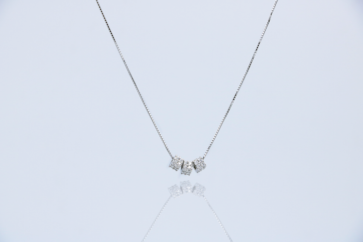 Trinity Gleam Silver Chain