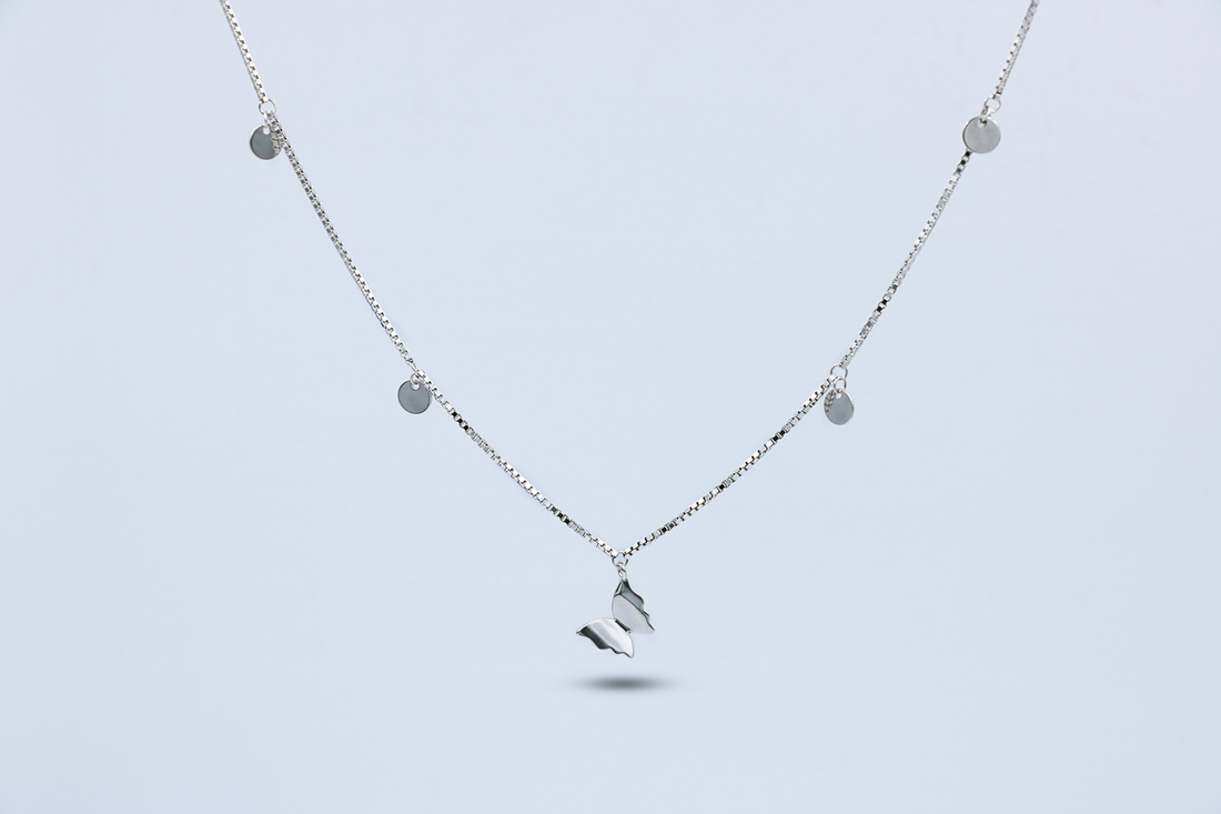 Flutter Charm Silver Chain