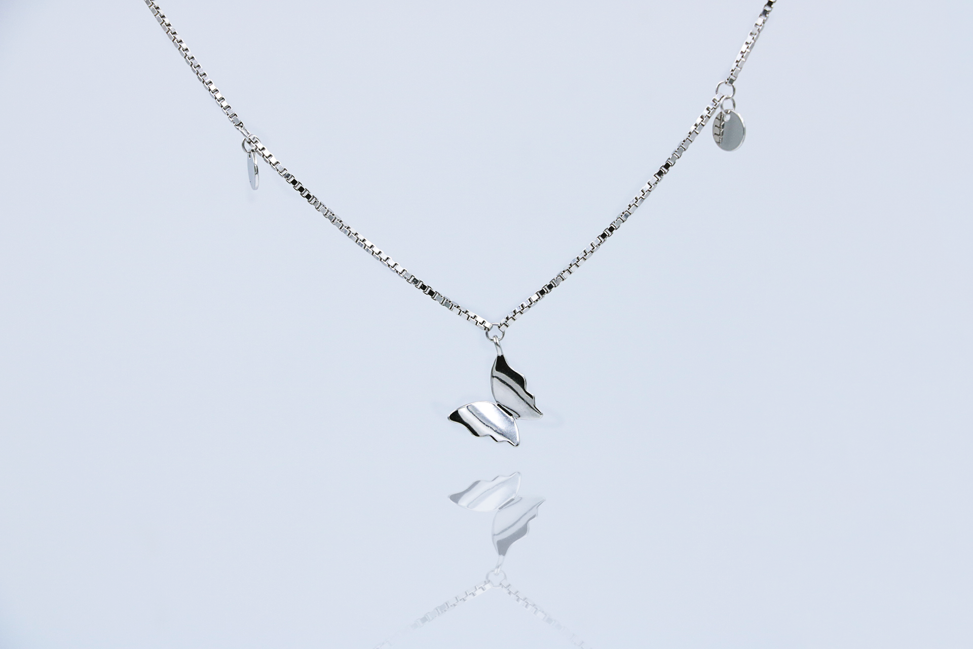 Flutter Charm Silver Chain