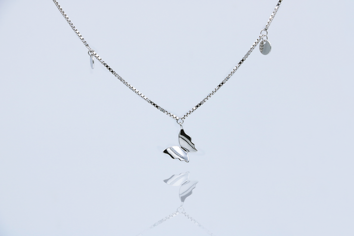 Flutter Charm Silver Chain