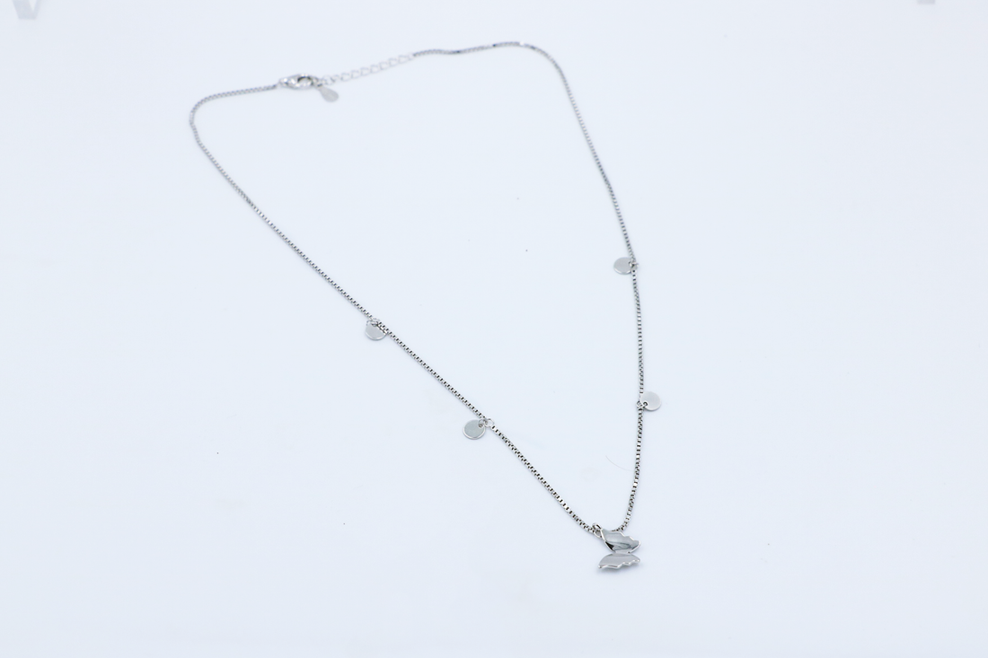 Flutter Charm Silver Chain