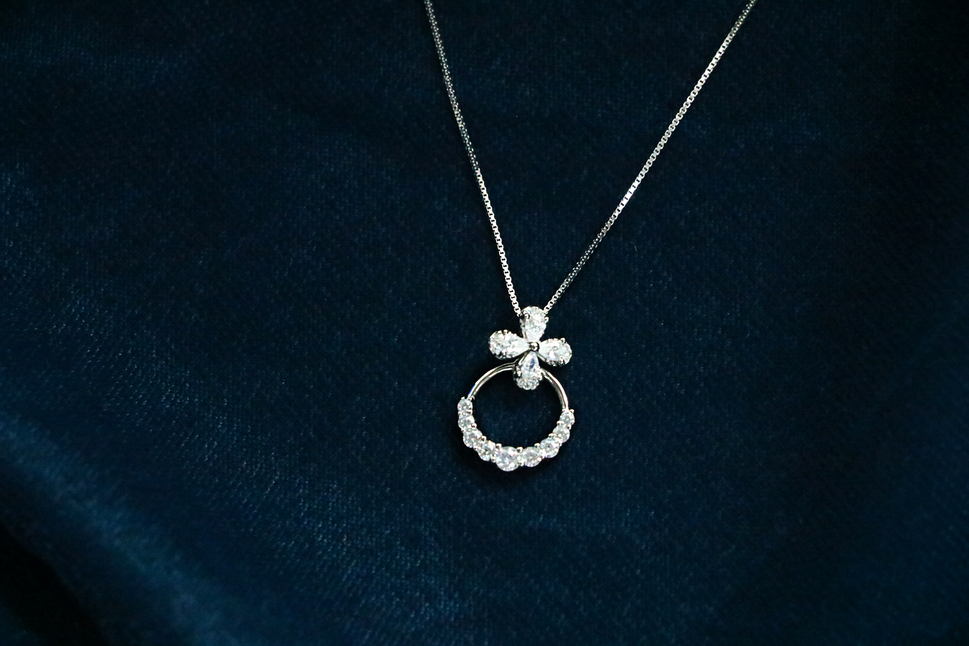 Flora Link Silver Chain