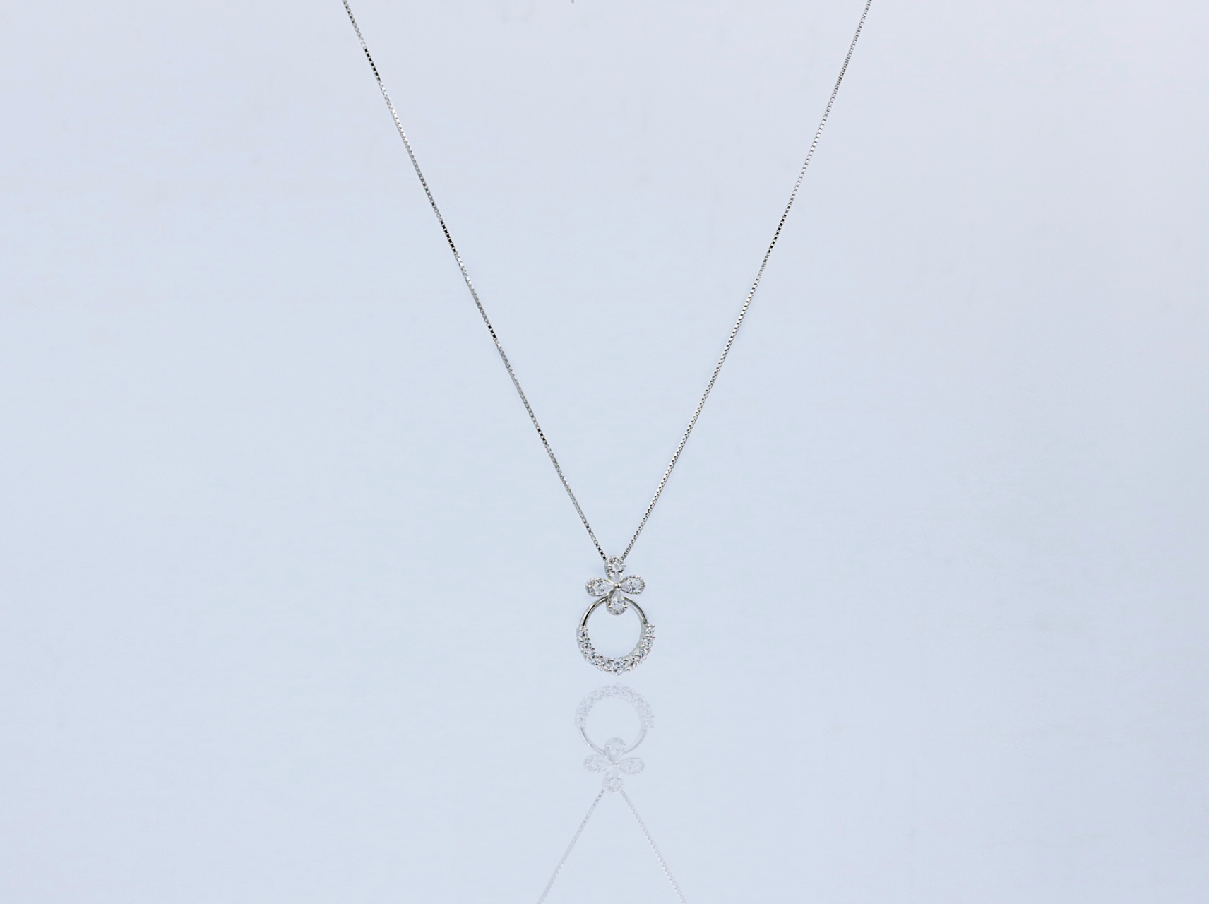 Flora Link Silver Chain