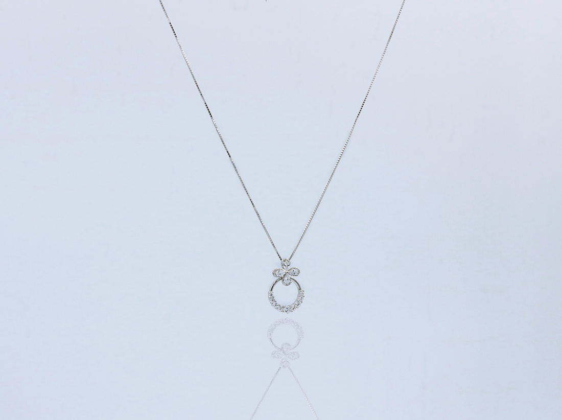 Flora Link Silver Chain