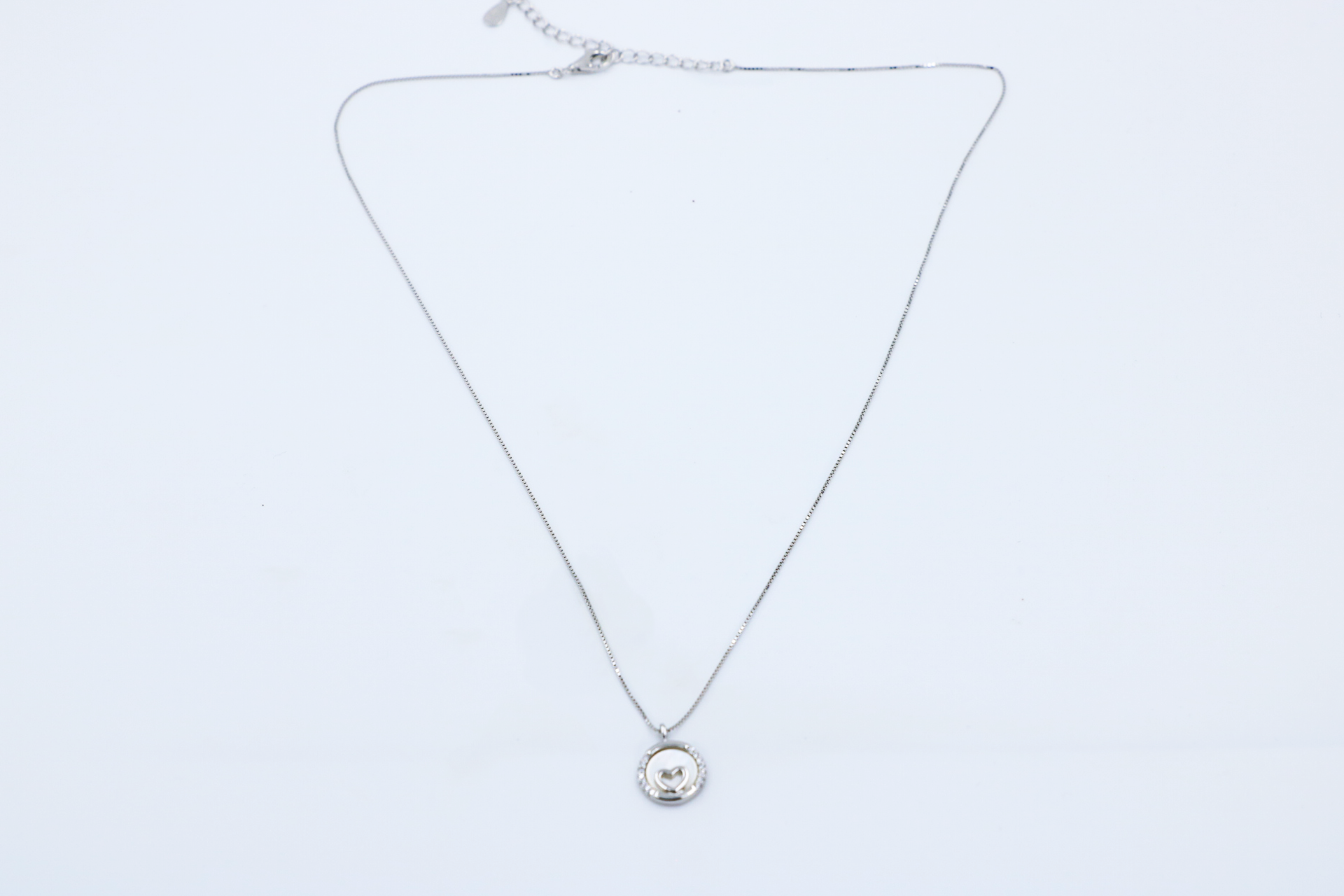 Aura Heart Pendant Chain