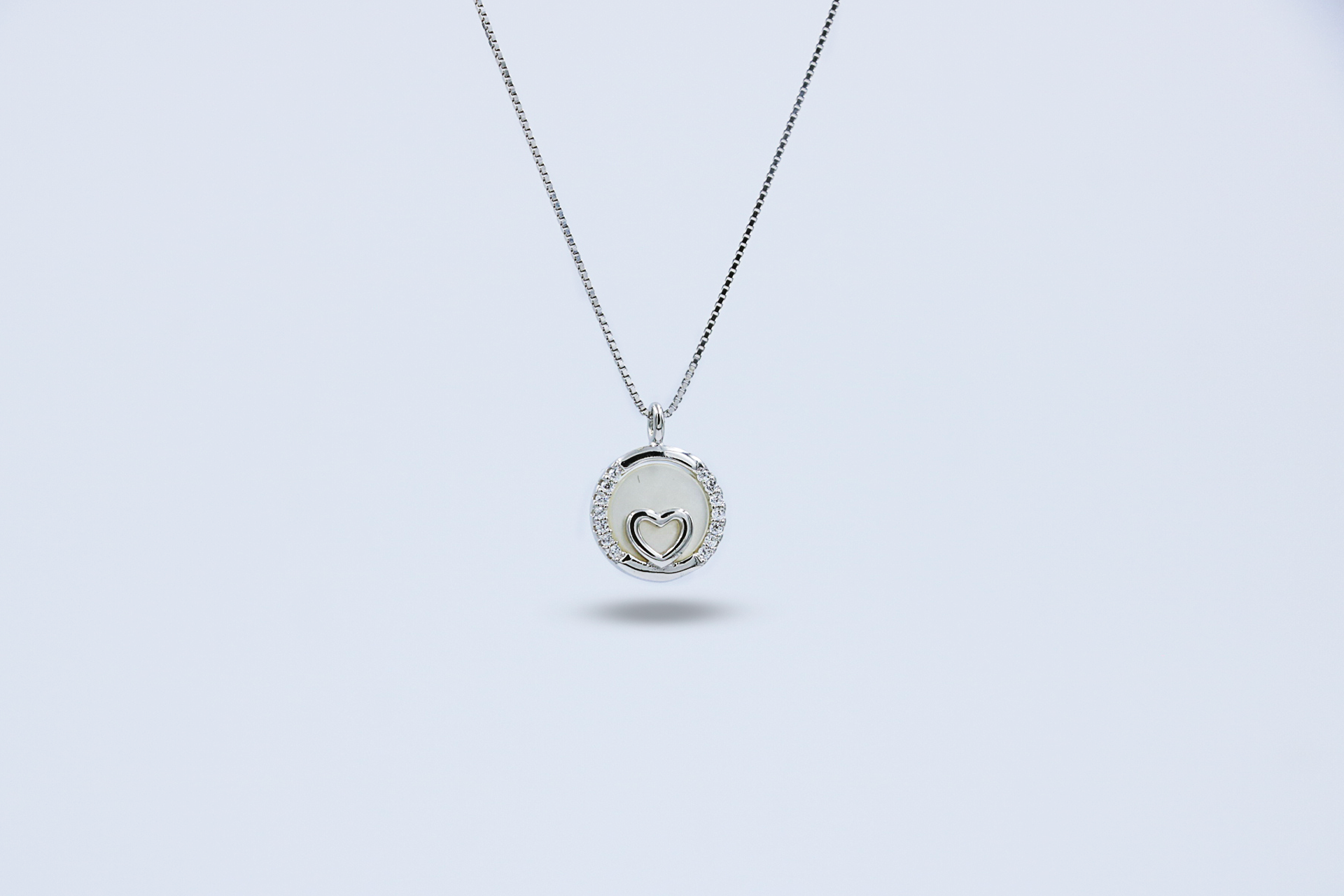 Aura Heart Pendant Chain