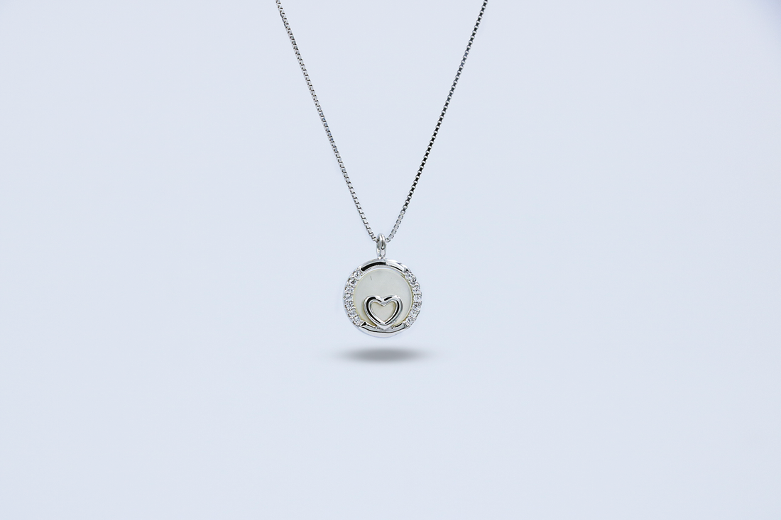 Aura Heart Pendant Chain