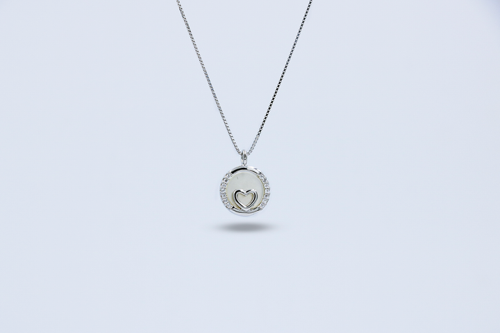 Aura Heart Pendant Chain