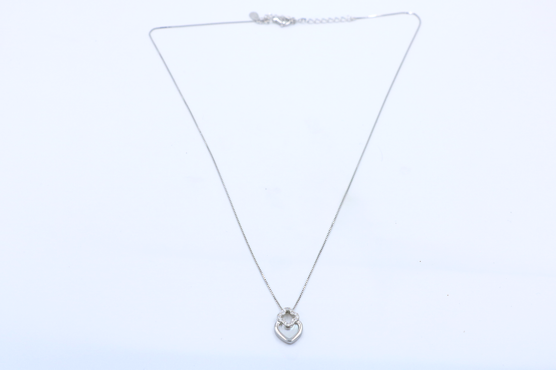 Clover Heart Pendant Chain