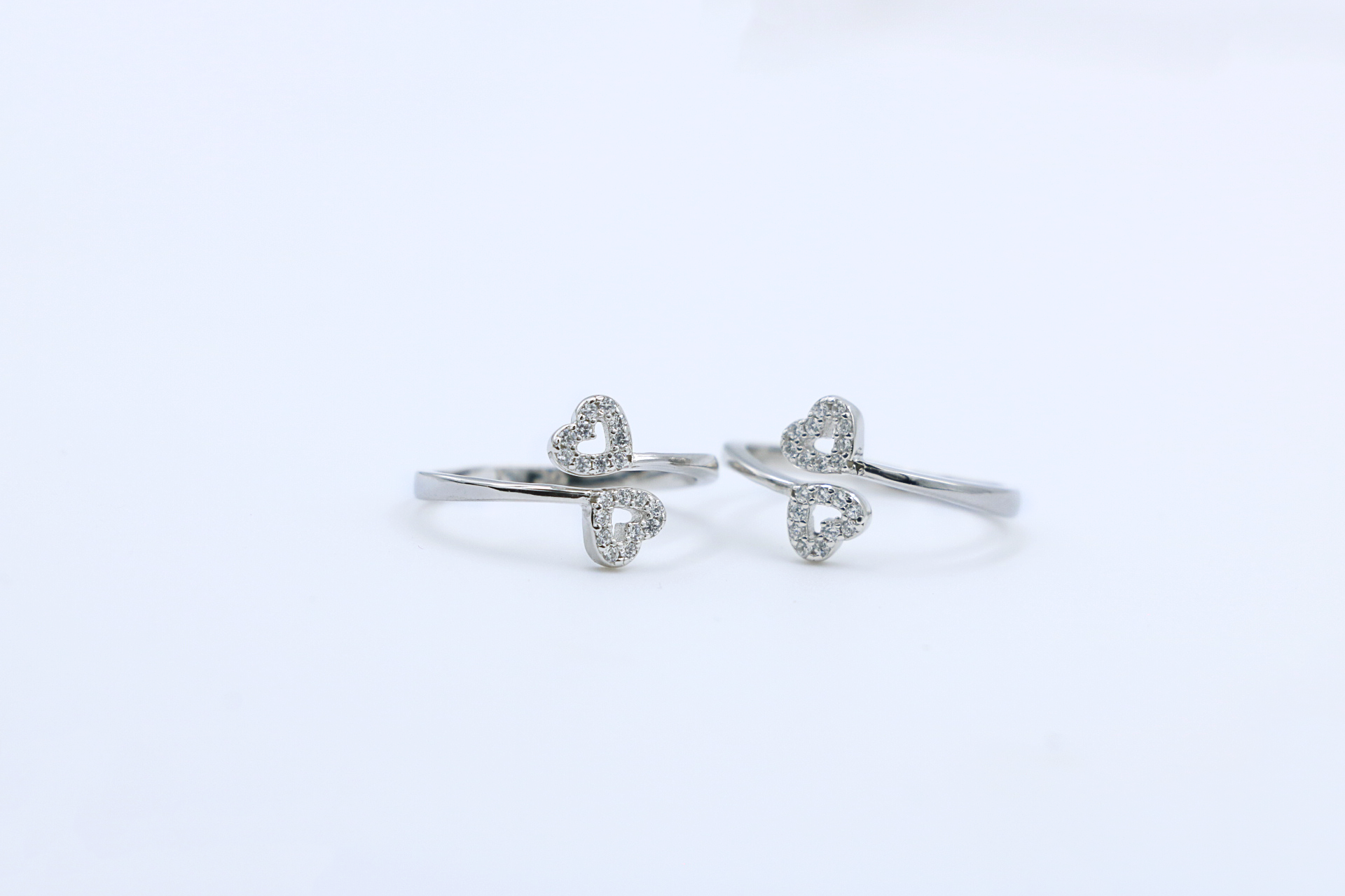 Dua Heart Toe Ring