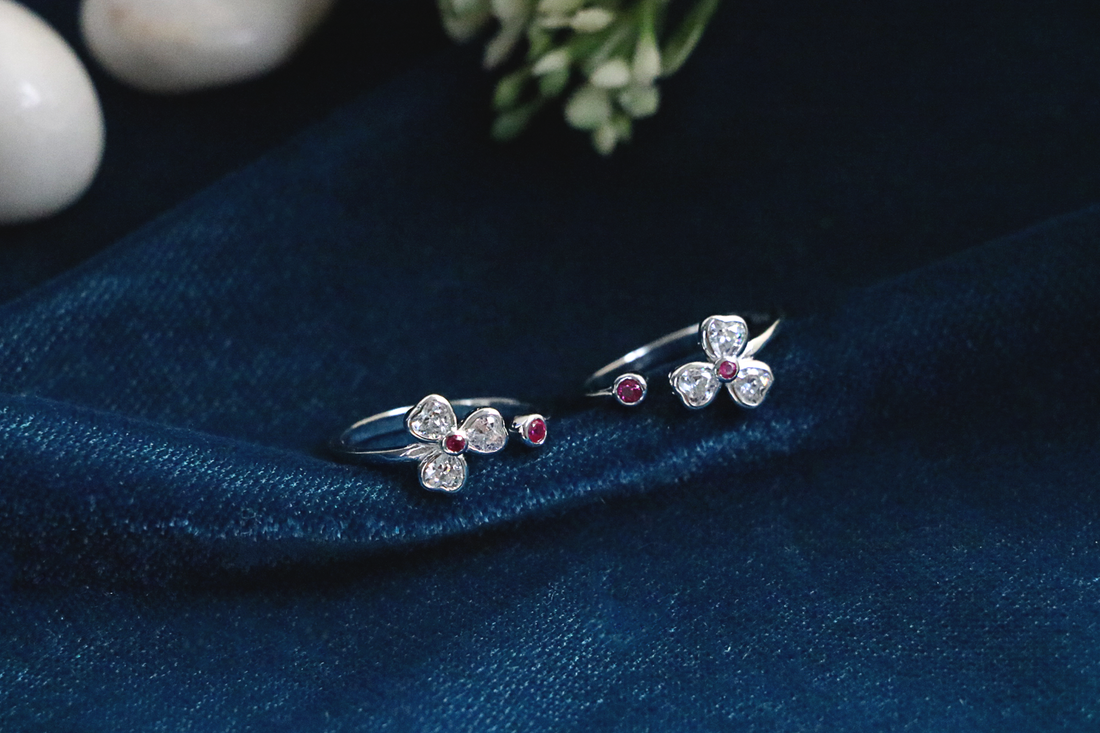 Vira Clover Toe Ring