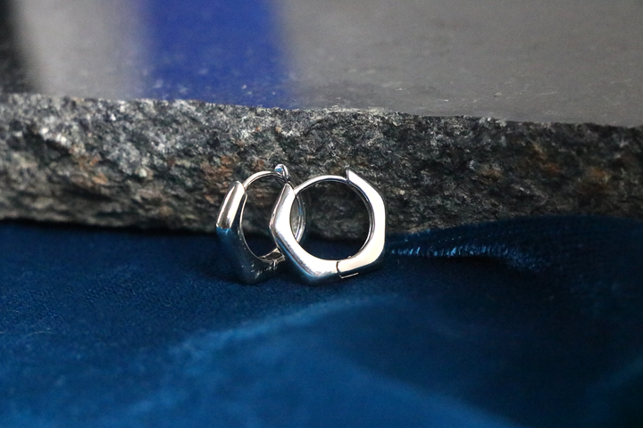 Kira Hex Hoops