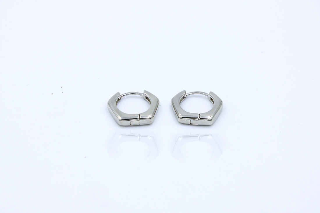 Kira Hex Hoops