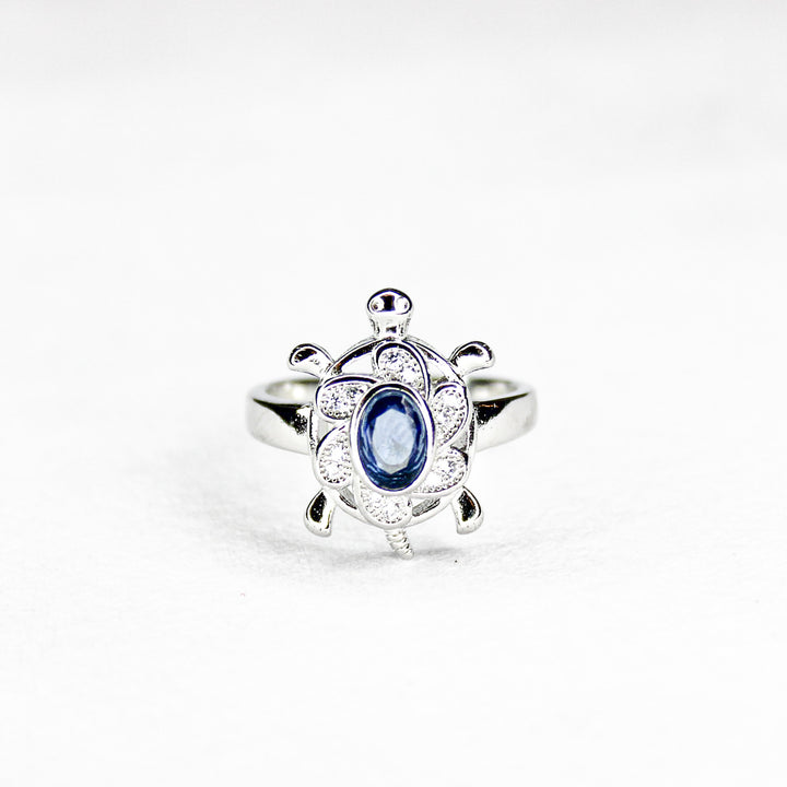Azure Tortoise Ring