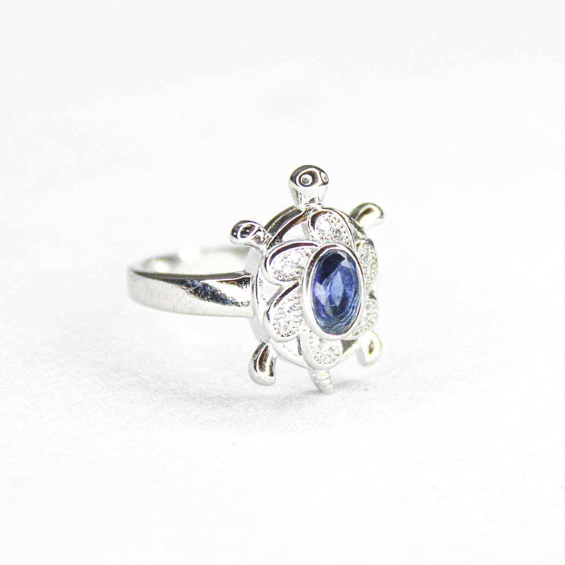 Azure Tortoise Ring