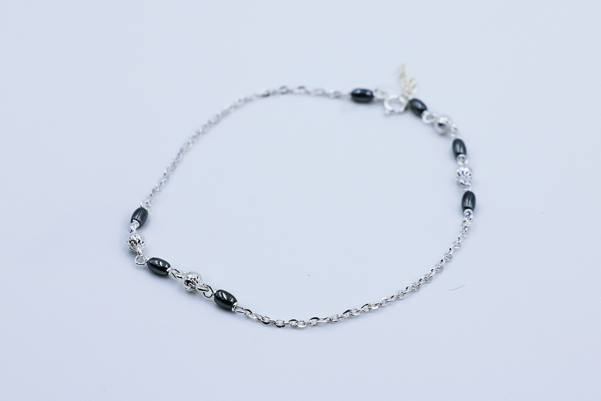 Ebony Whisper Anklet