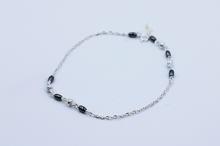 Ebony Whisper Anklet