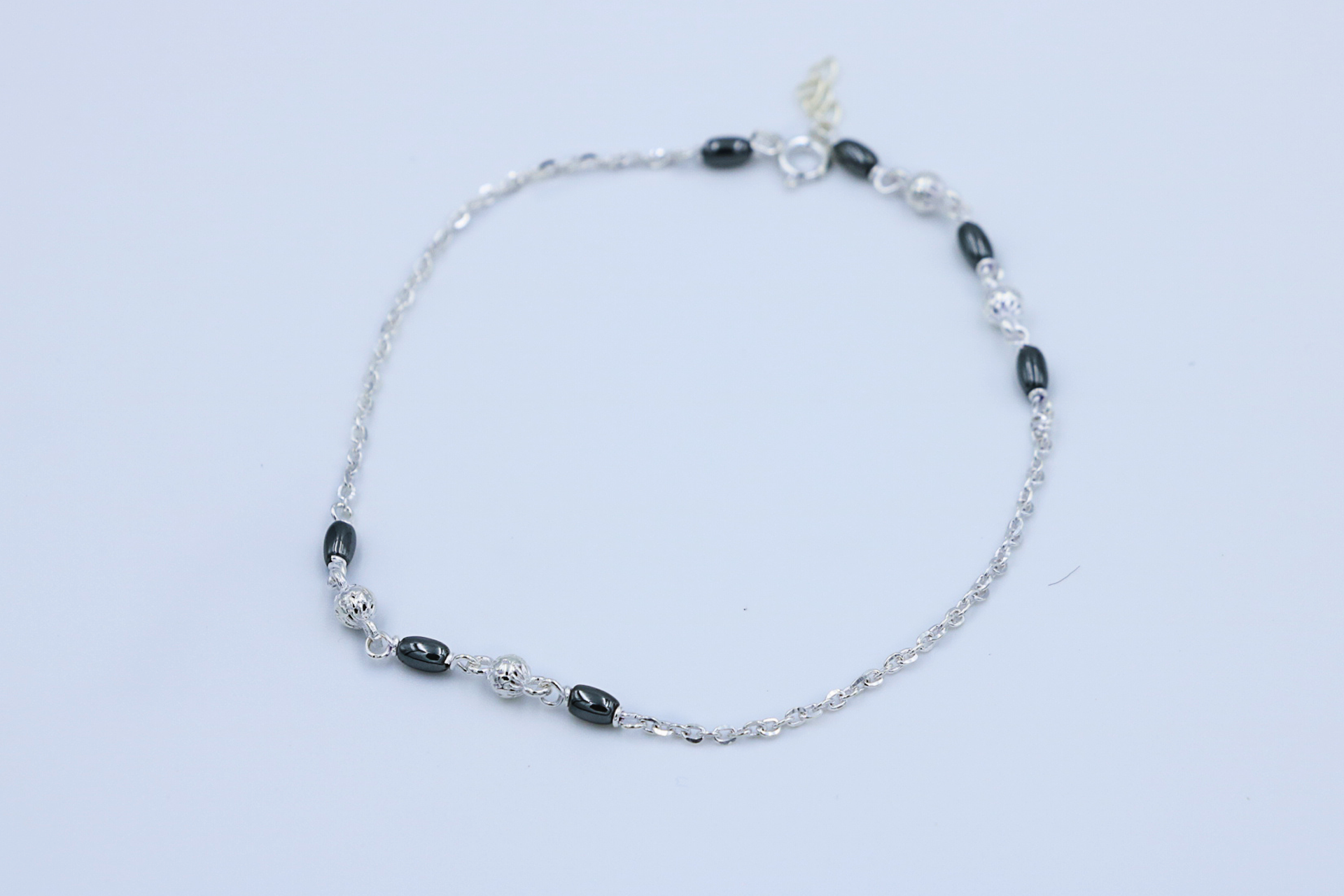 Ebony Whisper Anklet