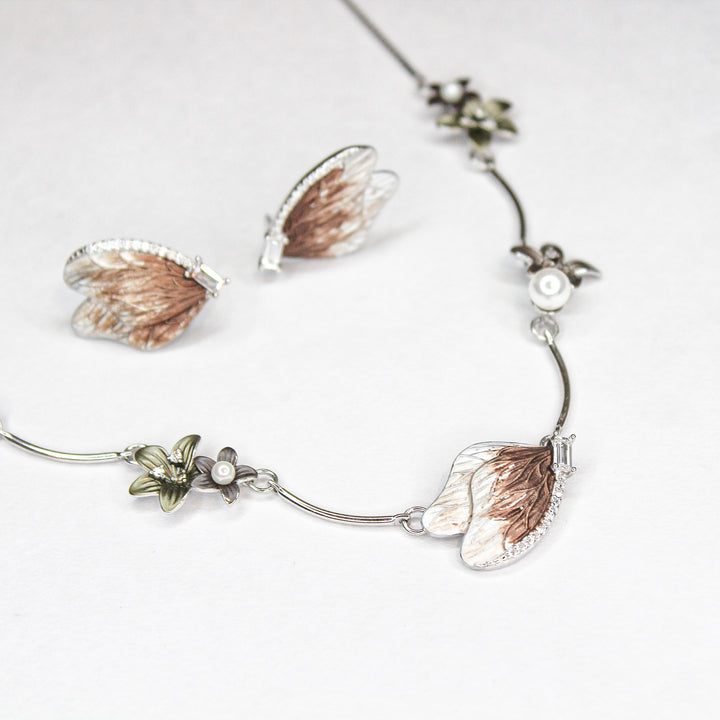 Brown Petal Glow Set