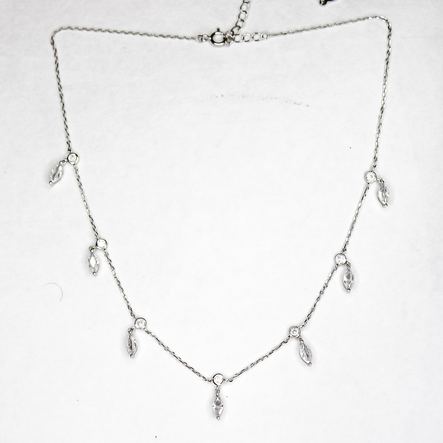 Crystal Dewdrop Choker Chain