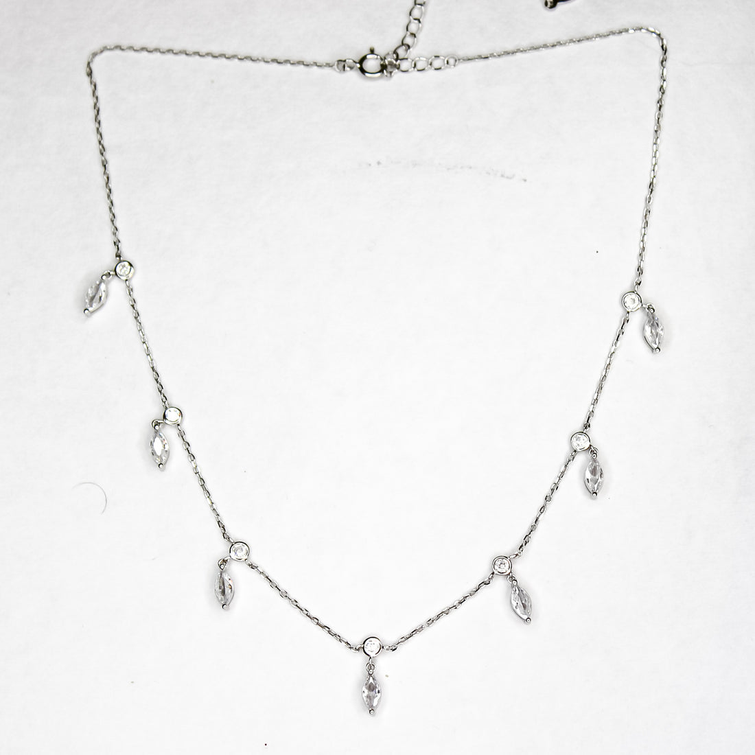 Crystal Dewdrop Choker Chain