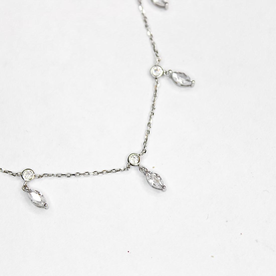 Crystal Dewdrop Choker Chain