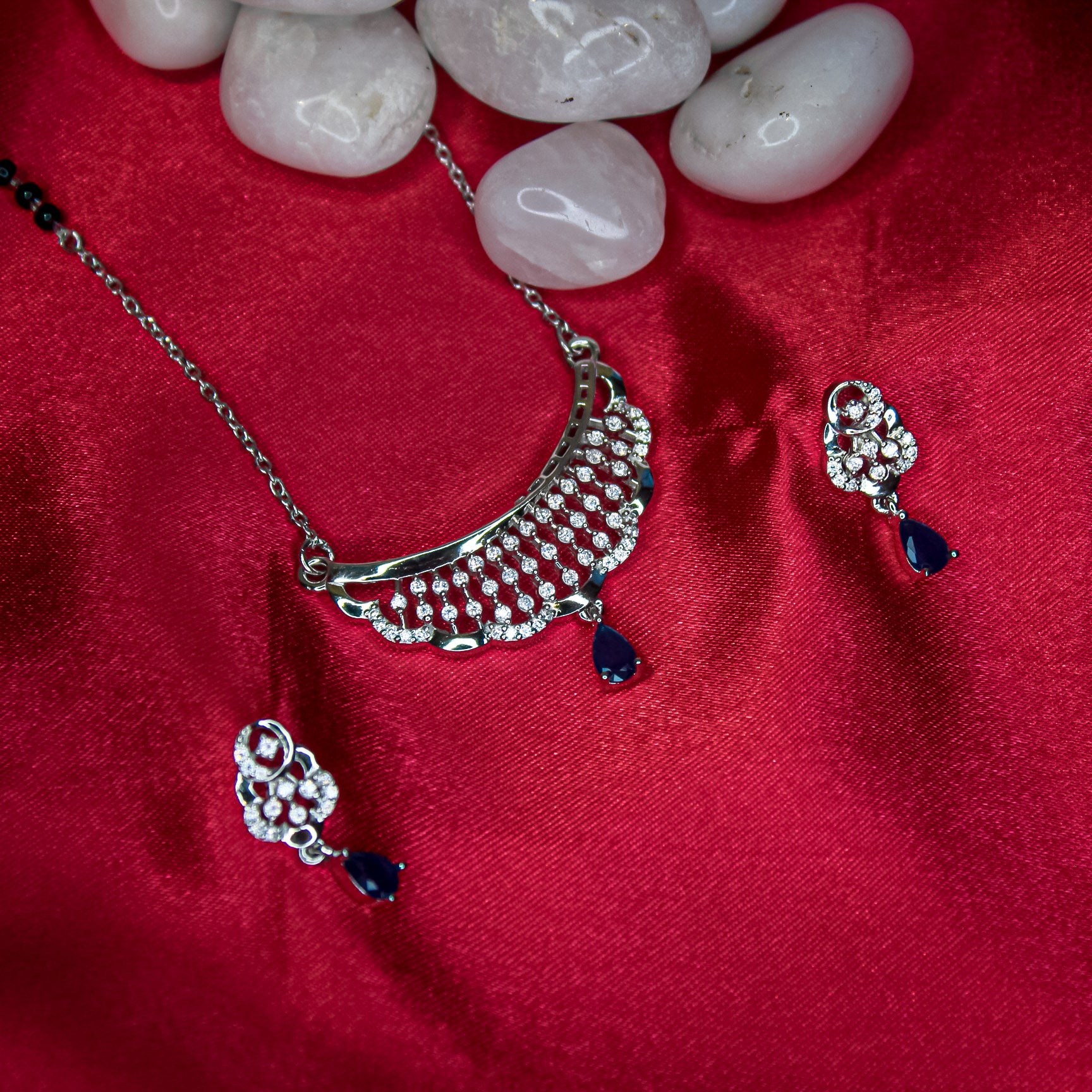 Celeste Drop Mangalsutra Set