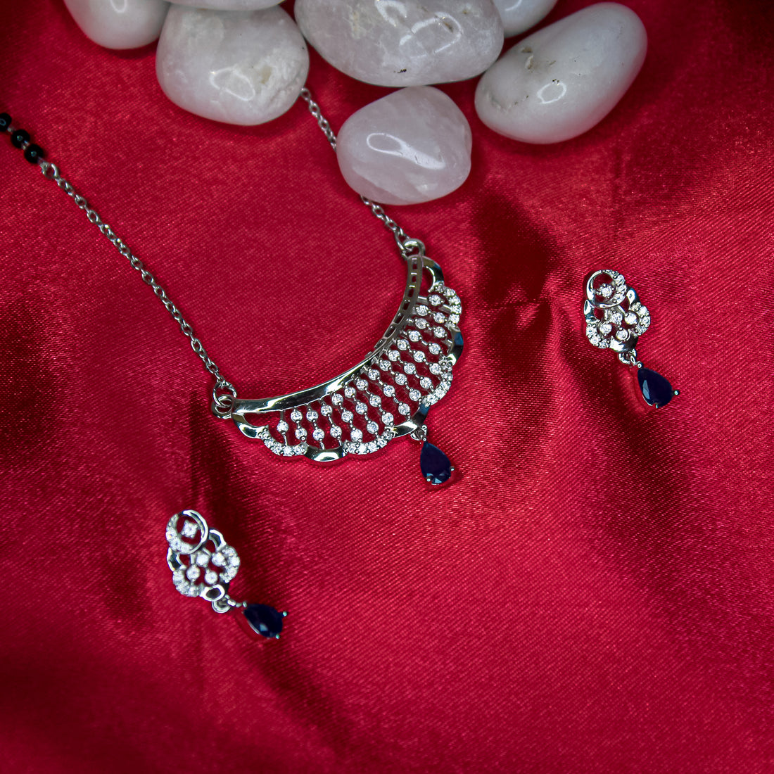 Celeste Drop Mangalsutra Set