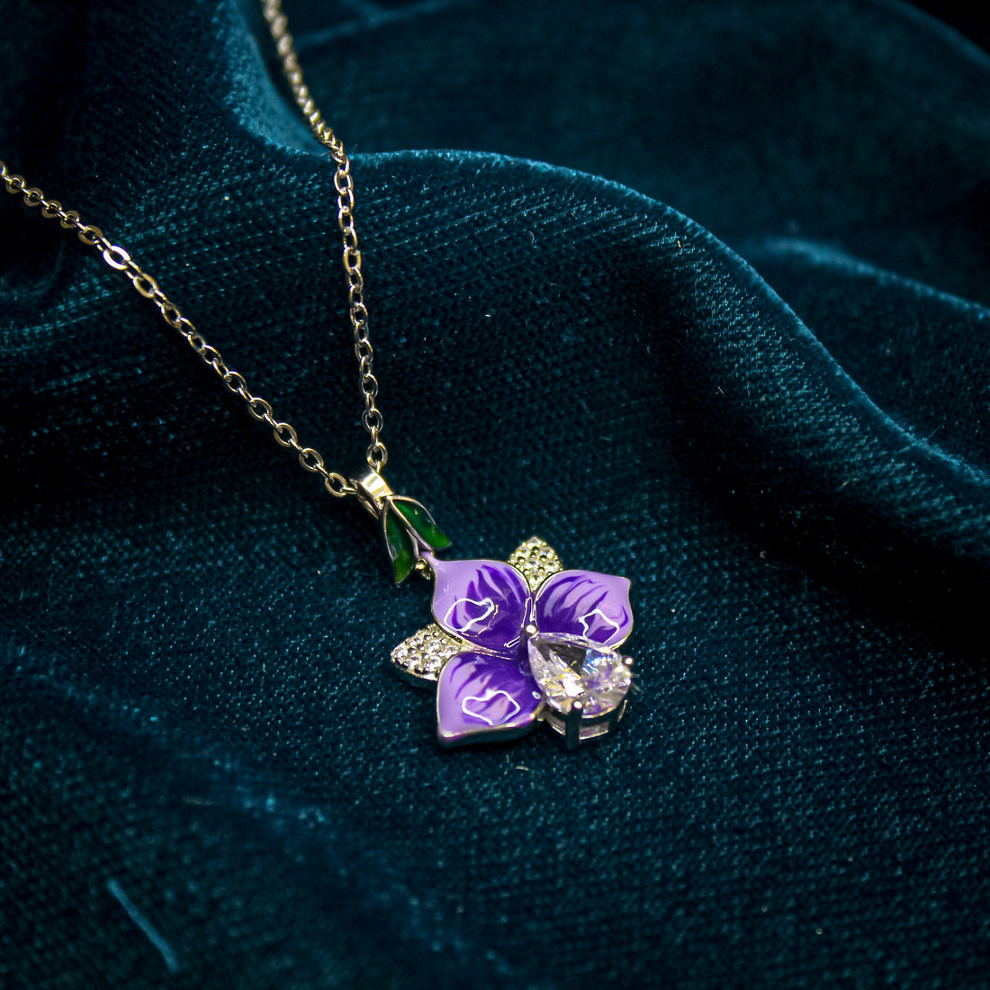 Violet Dew Pendant