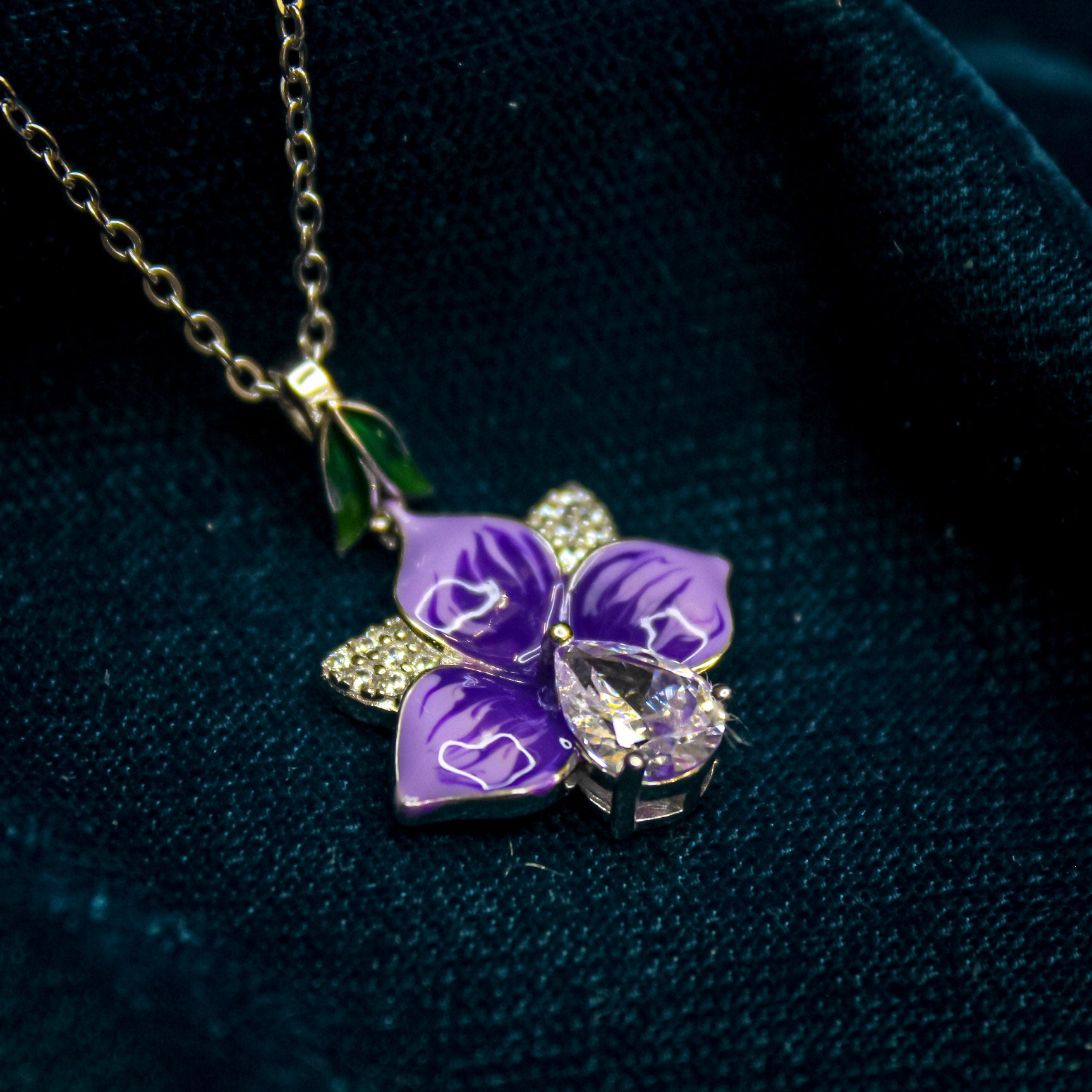 Violet Dew Pendant
