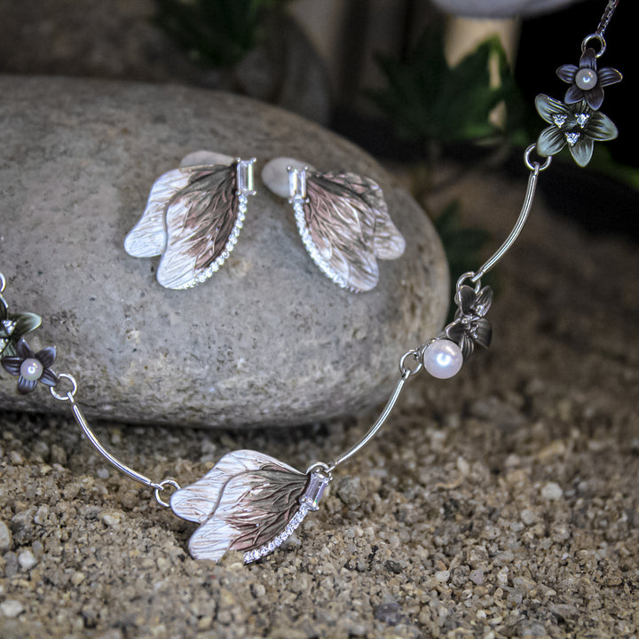 Brown Petal Glow Set