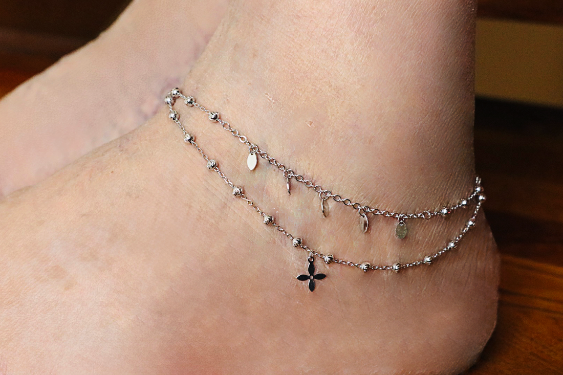 Flora Veil Anklet